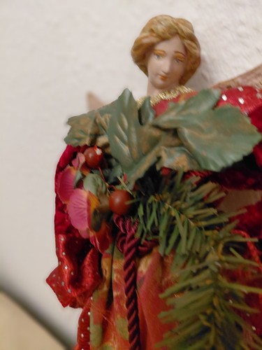 Weihnachtsengel samtkleid - im,