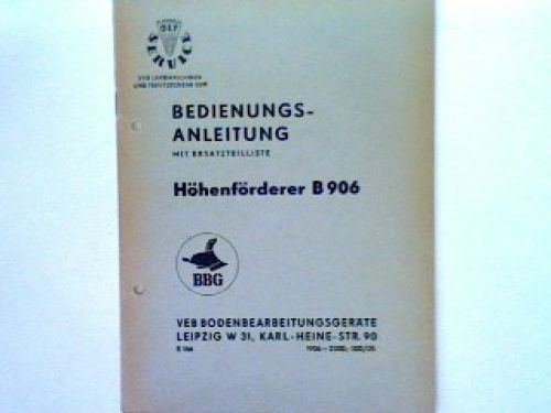 Höhenförderer 906 - höhenförderer, b