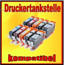 10 x Patronen für CANON PIXMA IP3600 4600 MP540 550 560 630 ers. PGI-520 CLI-521