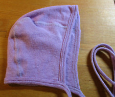 ENGEL,  Babyhäubchen.  Wolle-Seide, lilarosa,  Gr.: 74/80