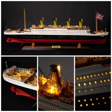 RMS Titanic Wooden Ship Model