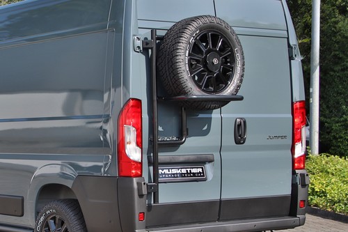 Reserveradträger schwarz fiat - schwarz,