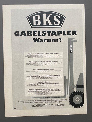 Bks gabelstapler warum - gabelstapler,