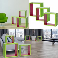 Design Wand Regal Set 3 teilig