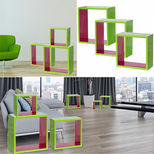 Design wand regal set - 3, teilig