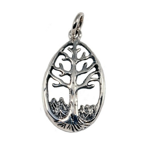 925 silber mini kelten amulett - silber,