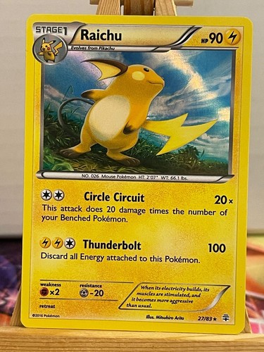 Raichu generations holo - 27/83,