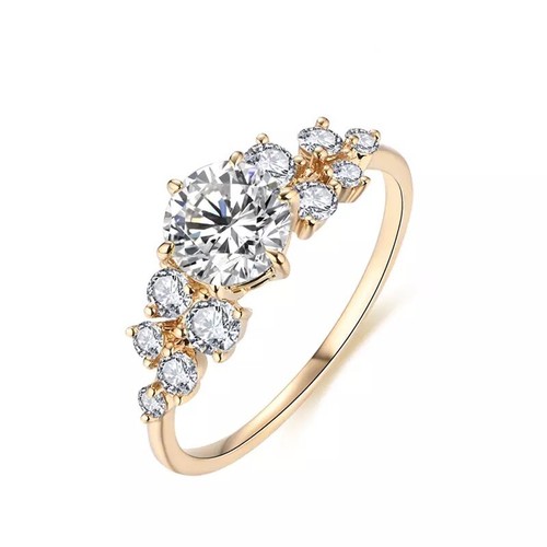 Ring 18 k gelbgold - kt,