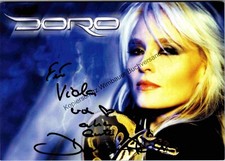 Original Autogramm Doro Pesch /// Autogramm Autograph signiert signed sig 347778