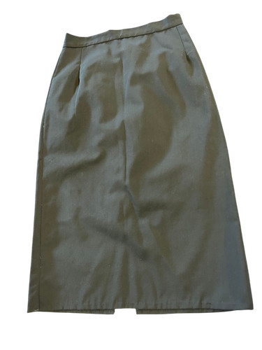 Schwarzer faltenrock mit - schwarzer,
