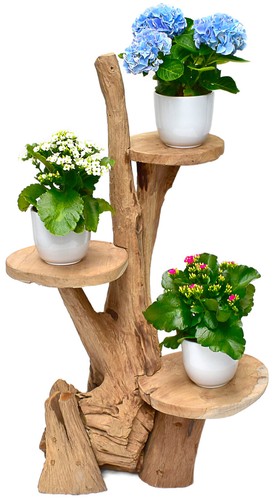 Teak blumenständer - teak,