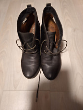 Stiefeletten Marc schwarzes Leder Gr. 40, Schnürung  ++Top++