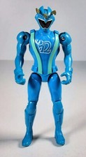 Bandai 2008, Power Rangers, RPM Vollgas, Ranger, blau, ca. 14 cm, NO BOX, #BR3