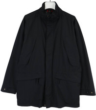 Gant 2 IN 1 Sport Parka Jacke Herren Groß Marineblau Verstellbar Full Zip Tasche