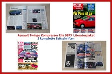 Renault Twingo Kompressor Elia 98PS  Literaturpaket - 2 komplette Zeitschriften