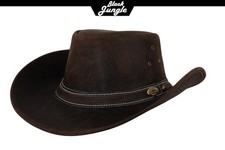 Westernhut DAYTON Australien Outdoorhut Lederhut Cowboyhut Reiterhut Hut Unisex