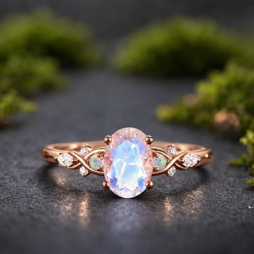 14k gelbgold opal - 14k,