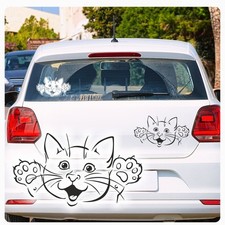 Katze Kätzchen Autoaufkleber Auto Aufkleber Sticker Tattoo Pfoten A2065