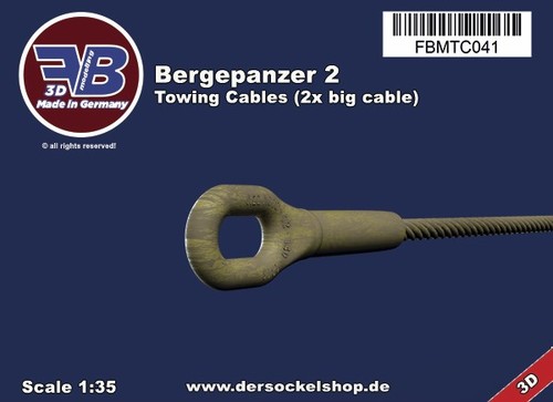 Bergepanzer towing cables - bergepanzer, /