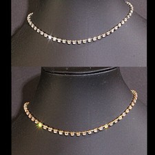 Tennis Choker Collier Kristall