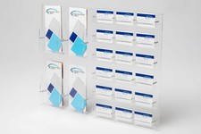 Flyerwandhalter mit 18