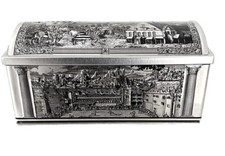 Stollendose Keksdose Geschenkdose Vorratsdose Dose Motiv: Nostalgietruhe