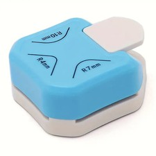 3-in-1 Corner Punch Eckenrunder Papier Stanzer Eckenstanzer blau 4 mm 7 mm 10 mm