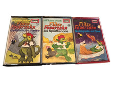 Flitze Feuerzahn MC Kassetten (3x) | Europa Hörspiel Klassiker | 1980 | Rarität