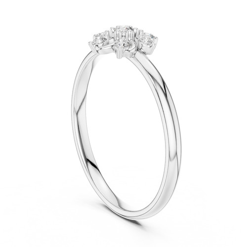 Natürlicher echt diamant ring - natürlicher,