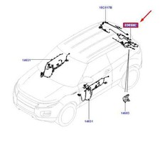 LAND ROVER RANGE ROVER EVOQUE L538 Heckklappen-Kabelbaum LR065026 NEU ORIGINAL