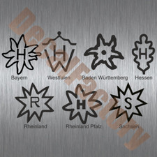 Aufkleber Brandzeichen