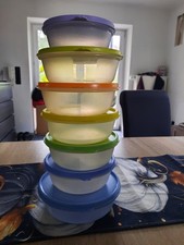 Tupperware  Hit Parade  Schüssel Set 7 tlg, 5 x 600ml, 1 x 1l, 1 x 300ml