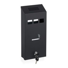 Wandaschenbecher Außenascher Hängeaschenbecher 1 kg schwarz Metall-Ascher