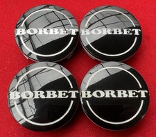 🟢 4x Borbet Felgendeckel /