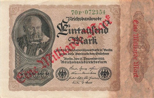 Reichsbanknote milliarde - 1,