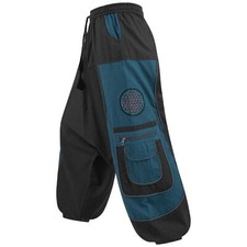 Kunst und Magie Flower of Love Hippie Haremshose Goahose Cargohose Psy Hippie 