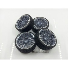 SD Felgen 21 Zoll Hamann Original gun-chrome 38mm 1:18 Modellauto Tuning