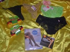 Sexy Damen Unterwäsche + Dessous Paket Gr. M/L Slips Strings Nylons usw KONVOLUT