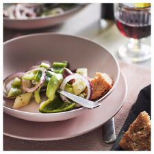 IKEA FÄRGKLAR Teller Müsli Service Tasse Alice Greengate Geschirr hellrosa matt 