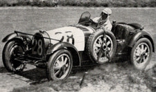 126/29 SAMMELBILD AUTO RENNEN BUGATTIWAGEN AUF DEM NÜRBURGRING SPORTWAGEN