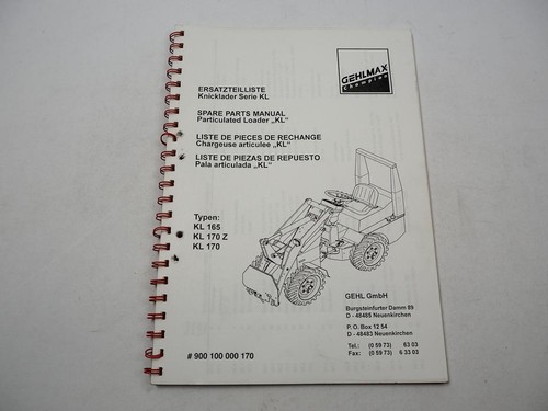 Gehl gehlmax 165 170 170z - 165,