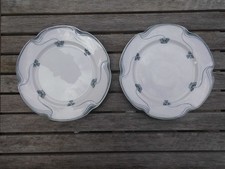 2 Teller mit Jugendstil Dekor um 1910 Villeroy & Boch Mettlach Dekor Alice