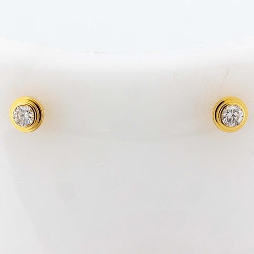 Cartier solitär ohrstecker - cartier, solitär-ohrstecker