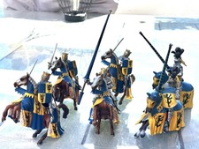 6 Schleich Löwen Ritter Mit Pferd Turnierreiter Turnierritter