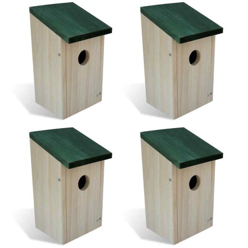 4pcs holz vogelfutterhaus - 4pcs,