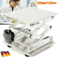Edelstahl Laborhebebühne Laborständer Labor Hebebühne Hubtisch Gestell 150x150mm