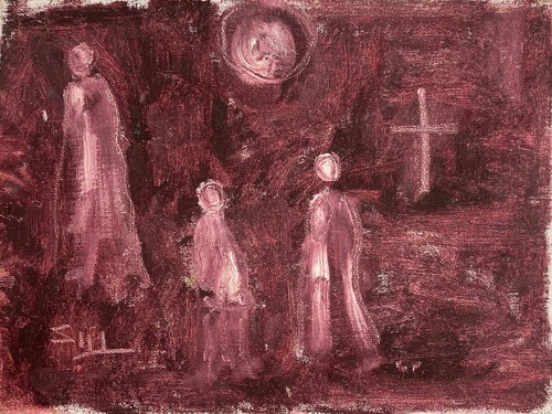 ölbild expressionist svend - Ölbild,