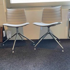 Arper 2er Set Catifa 46 Stuhl Stoff Field 2 Farbe FI00123 Beige mit 