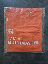 FEIN Herren T-Shirt Gr. XL Orange - I AM A MULTIMASTER - Werbegeschenk Handwerk