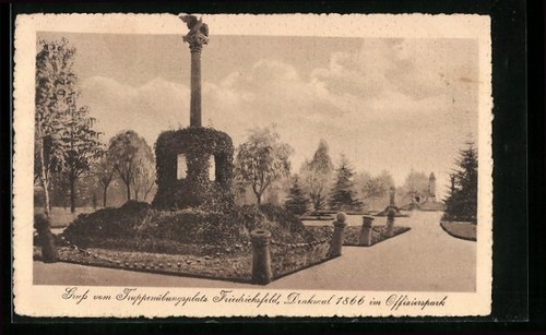 Friedrichsfeld denkmal 1866 - friedrichsfeld,,